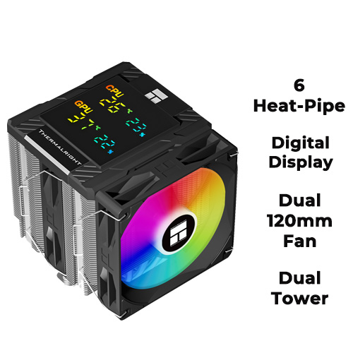 Thermalright Peerless Assassin 120 Digital ARGB (Black) Dual-Tower